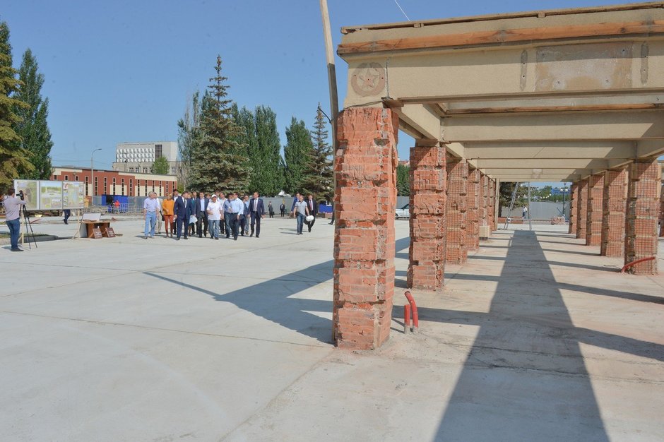 Реконструкция парка Победы, 24 июля 2014 г.