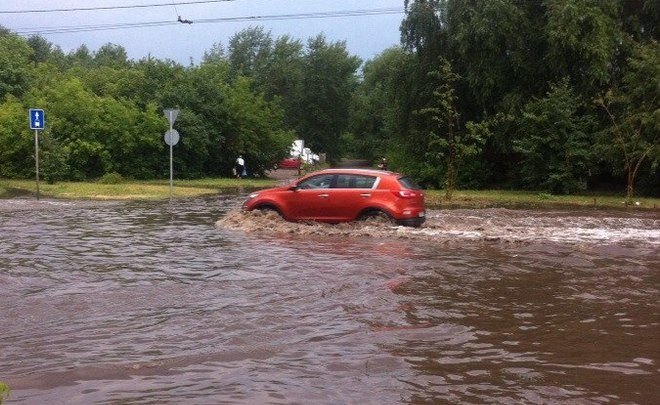 Гроза в Казани вызвала уже третий потоп за лето
