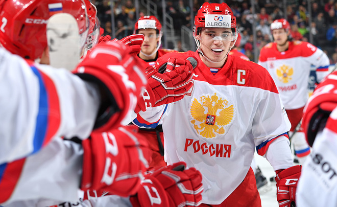 Молодежная сборная РФ обыграла команду OHL в рамках Суперсерии