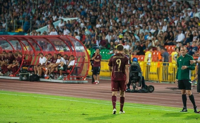 Форвард «Рубина» Канунников забил самый красивый гол команды в августе по версии болельщиков