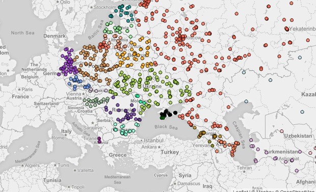 Ядерный удар по россии карта