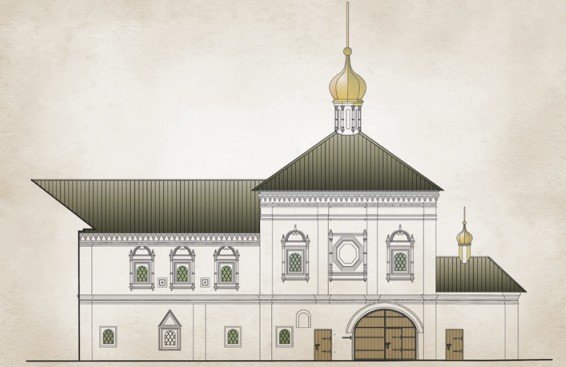 Проект реконструкции храма Козьмы и Демьяна. Архитектор Ирина Аксенова