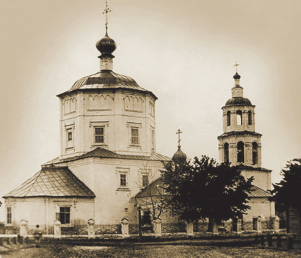 Варламовский храм в 1890 году. Архив Георгия Фролова 