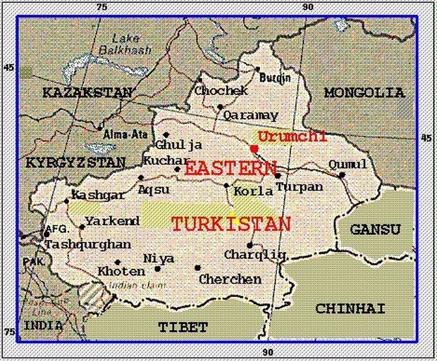 Восточный туркестан. Восточный Туркестан на карте Китая. Синьцзян Восточный Туркестан. Восточный Туркестан на карте. Восточный Туркестан уйгуры.