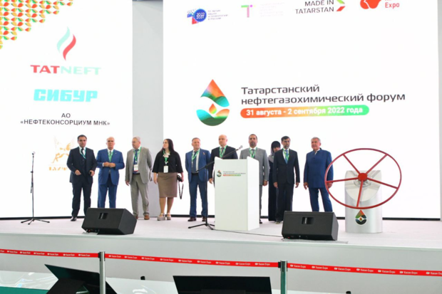 Нефтегазохимическая выставка TatOilExpo проходит в "Казань Экспо" на площади более 10 тыс. кв. м