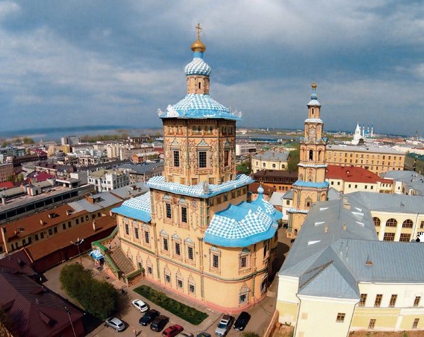Вид на обновленный Петропавловский собор. Фото пресс-службы Казанской епархии. 2021 год
