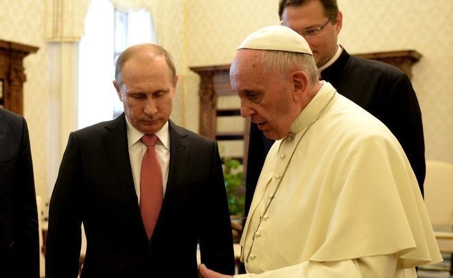 Цитаты недели: Путин — о «Википедии», Папа Римский — о лае НАТО, Небензя — о прокси-войне