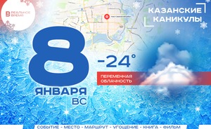 Казанские каникулы: главная елка, вид на столицу с высоты и дорогое лакомство