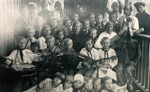 Фотомарафон «100-летие Татарстана»: пионерский отряд одного из колхозов Челнинского района, 1930-е годы