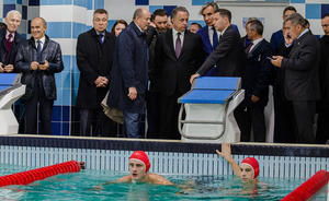 Наследие FINA живет: как Рустам Минниханов и Виталий Мутко открыли новый бассейн в Казани