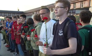 В День памяти и скорби в Казани зажгли «свечи памяти»