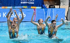 Спорт или искусство? Российские синхронистки соревнуются в Казани