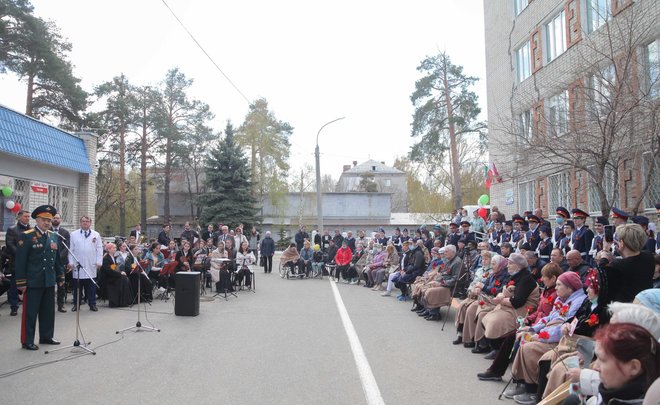 Новая традиция ко Дню Победы в Казанском госпитале для ветеранов войн