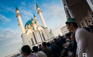 Праздничный намаз в мечети «Кул-Шариф»: мусульмане отмечают Курбан-байрам