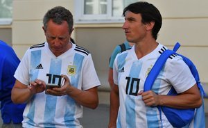 Аргентину и Месси встретили горячо