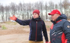 Для будущих чемпионов: как в казанском поселке возводят биатлонный спорткомплекс