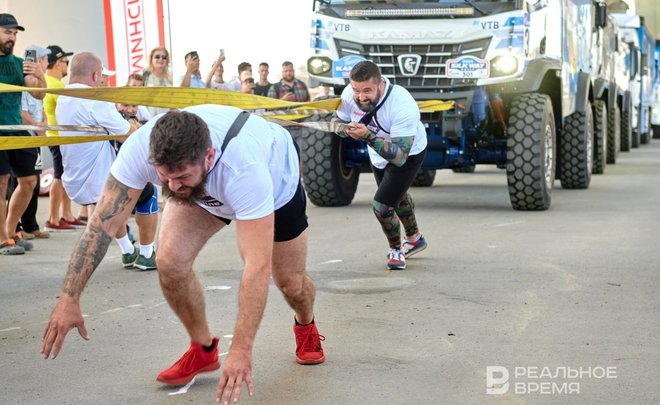 День физкультурника в Казани: и КАМАЗы поехали