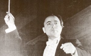 Фотомарафон «100-летие ТАССР»: Джаляль Садрижиганов, первый дирижер оперы «Алтынчеч», 1941 год
