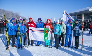 Мороз спорту не помеха: нижнекамские энергетики присоединились к «Лыжне России»