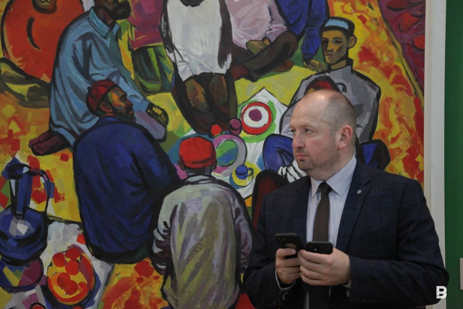 живопись на выставке «Искусство Чеченской Республики XIX—XXI веков»