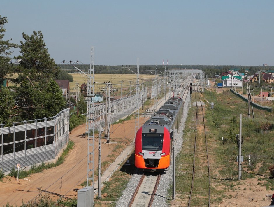 Открытие движения по интермодальной железнодорожной ветке, 1 июля 2013 г.