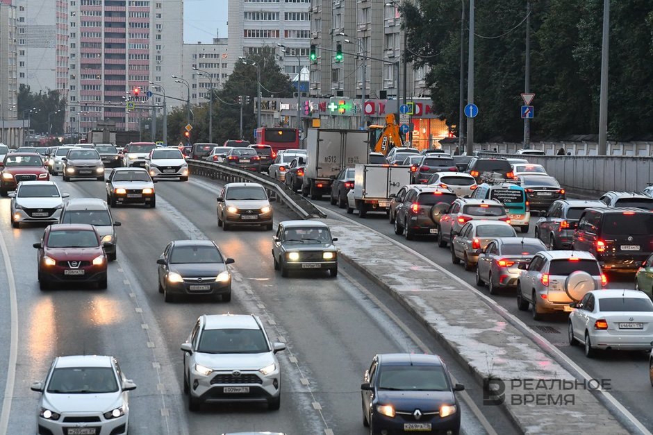 Казань пробки на дорогах