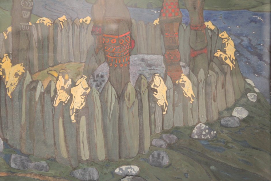 Картина выставки Николая Рериха