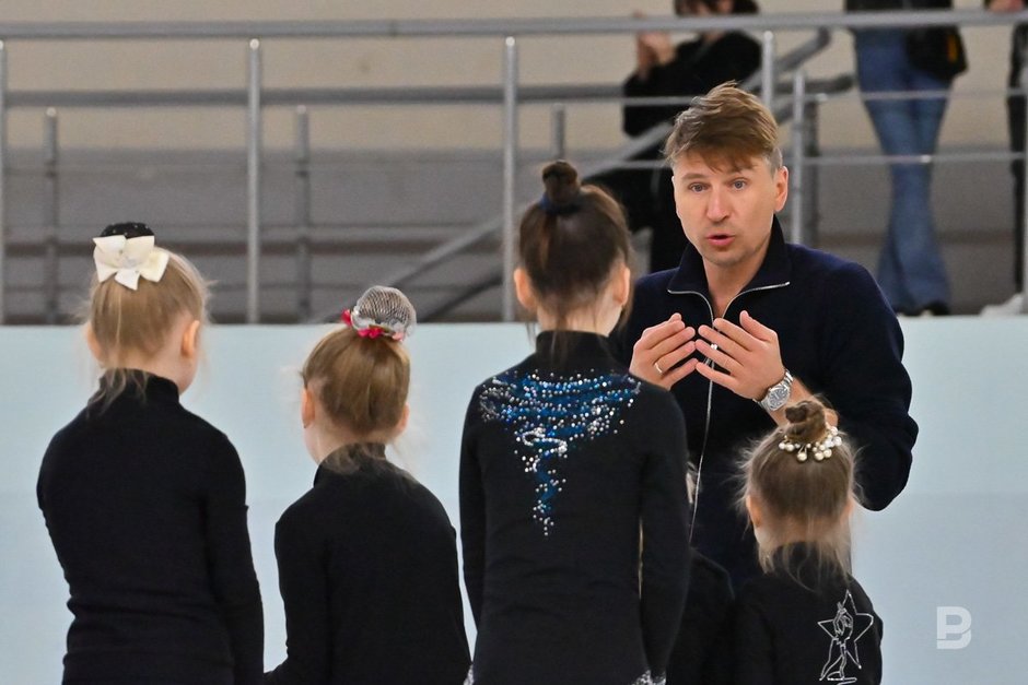 олимпийский чемпион по фигурному катанию Алексей Ягудин и дети
