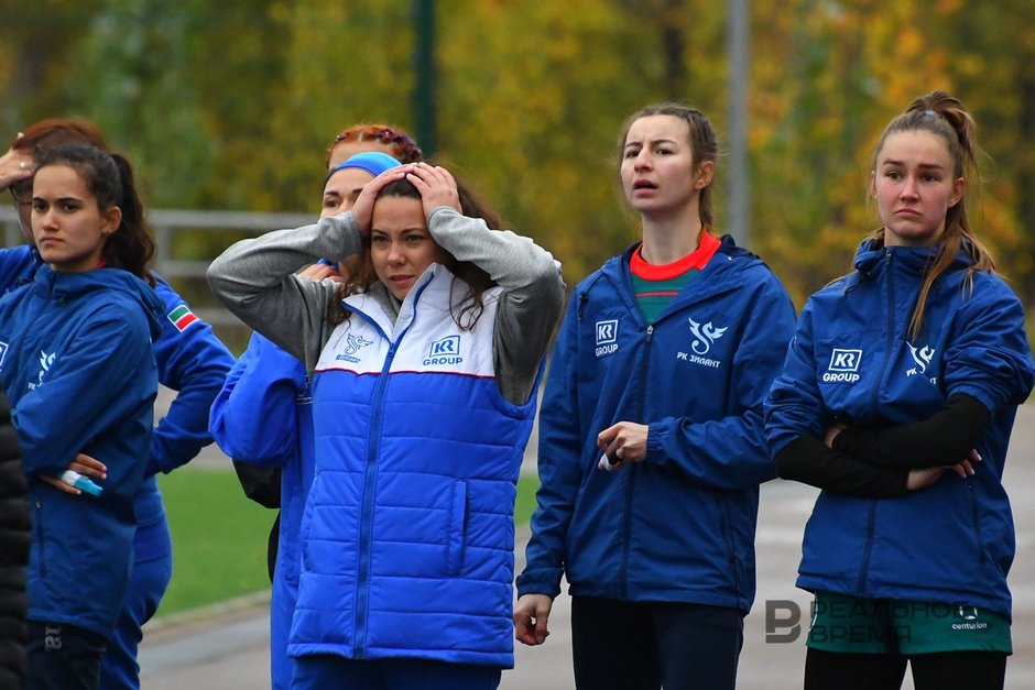 Участницы Кубка России по регби-7 среди женских команд