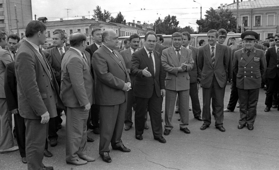 Визит в Татарстан делегации правительства России во главе с премьер-министром Виктором Черномырдиным, 1993 год