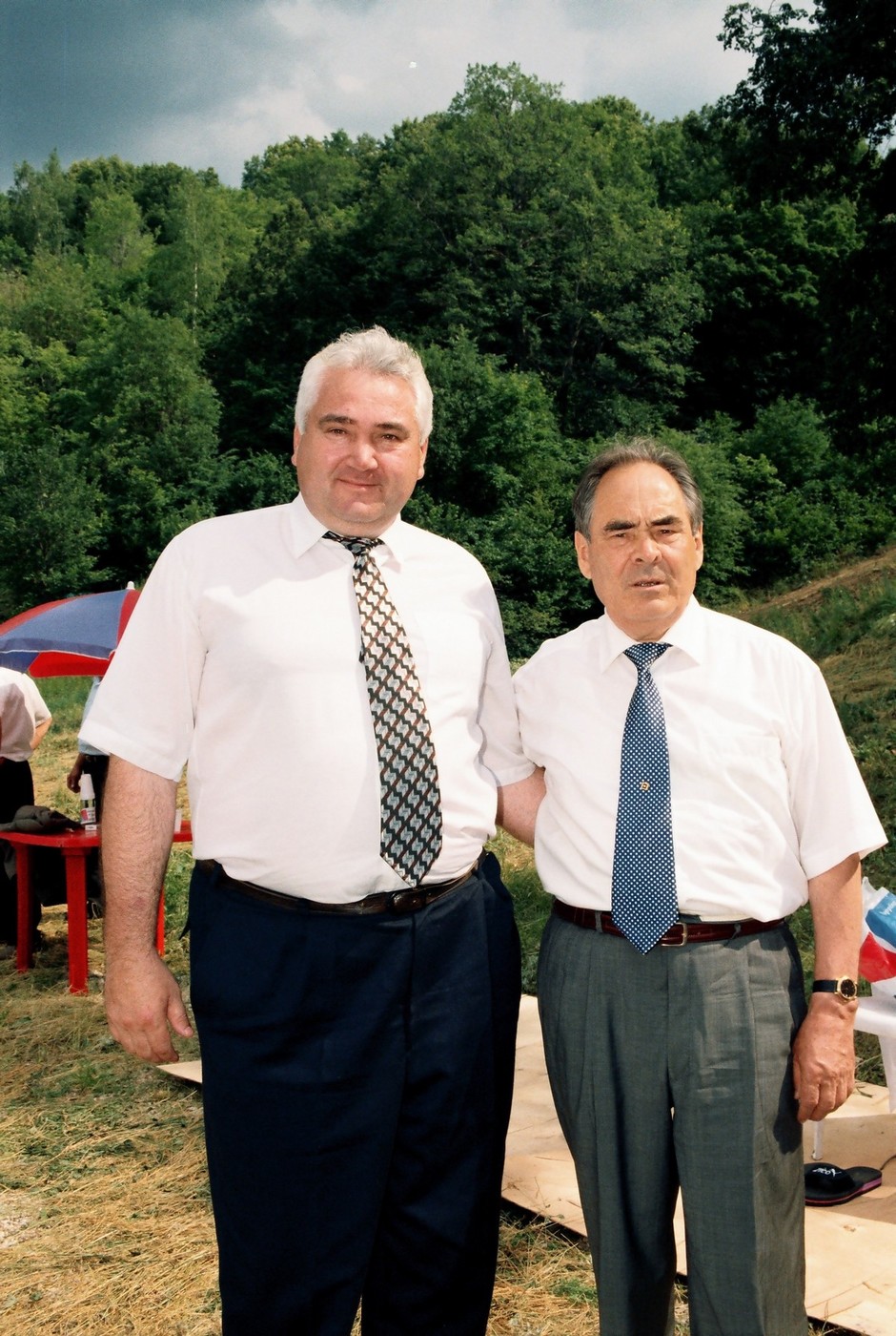 С главой Верхнеуслонского района Владимиром Осяниным