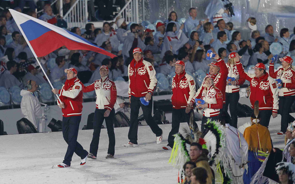 Флаг России на Олимпиаде-2010 в Ванкувере нес Алексей Морозов.