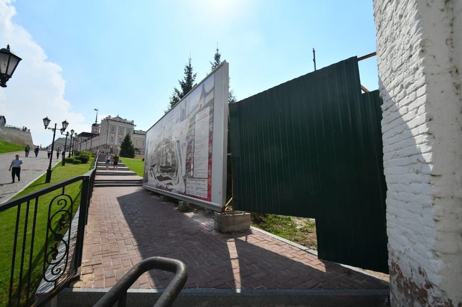Реставрация Тайницкой башни Казанского кремля