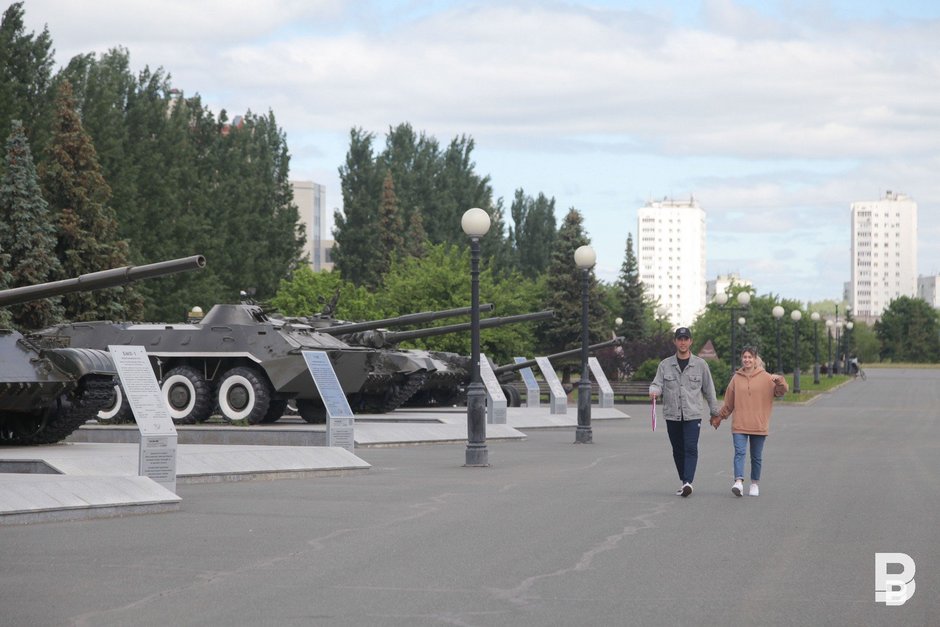 посетители патриотической акции «Zа Россию»