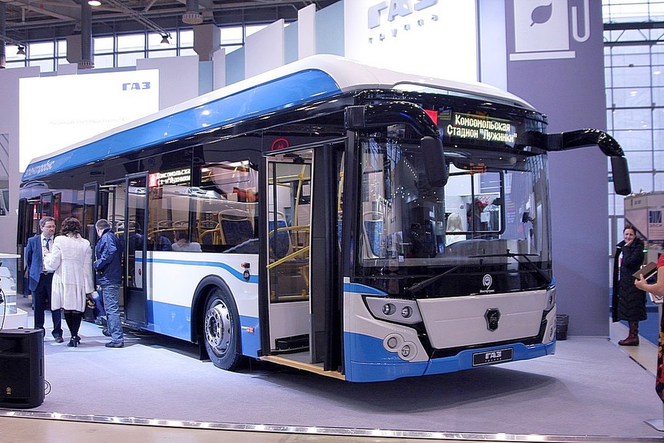 «Группа ГАЗ» представила на выставке электробус, созданный на базе автобуса «ЛИАЗ-529222