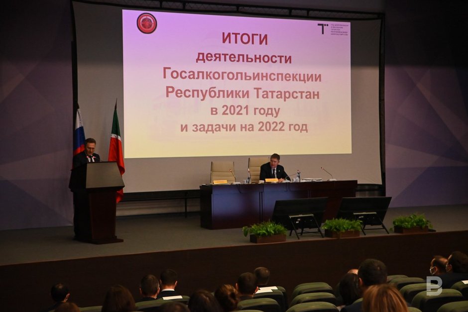 Жаудат Ахметханов и заместитель премьер-министра Татарстана Рустам Нигматуллин