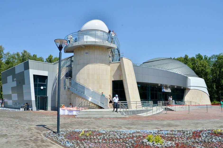 Открытие планетария с Астропарком на базе Астрономической лаборатории им. В.П. Энгельгардта, 23 июня 2013 г.