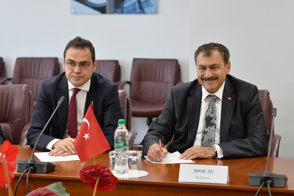 24 сентября 2014 года. Визит министра лесного хозяйства и водных ресурсов Турецкой Республики Вейселя Эроглу