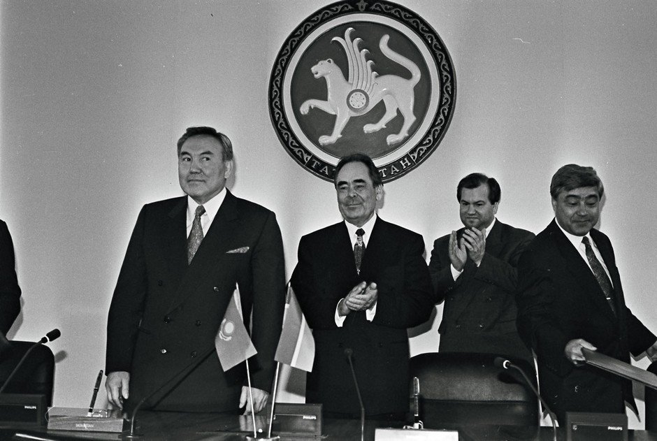 Инаугурация президента Татарстана Минтимера Шаймиева. 3 апреля 1996 года