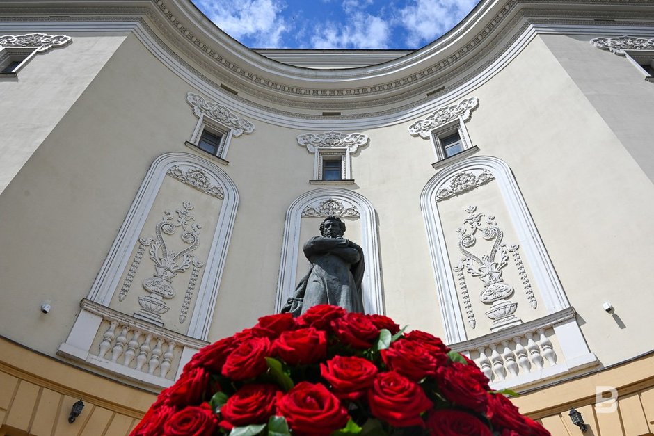 памятник великого русского поэта Александра Пушкина