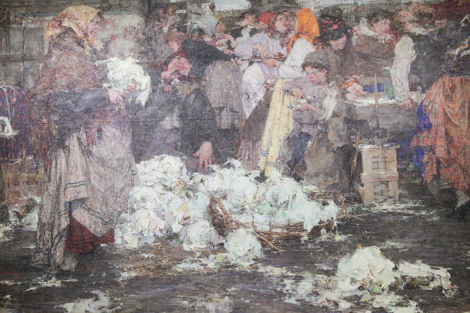 Картина выставки произведений художника Николая Фешина