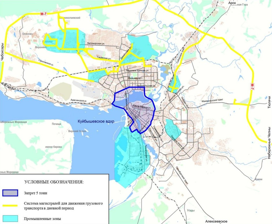 Карта ограничения скорости казань