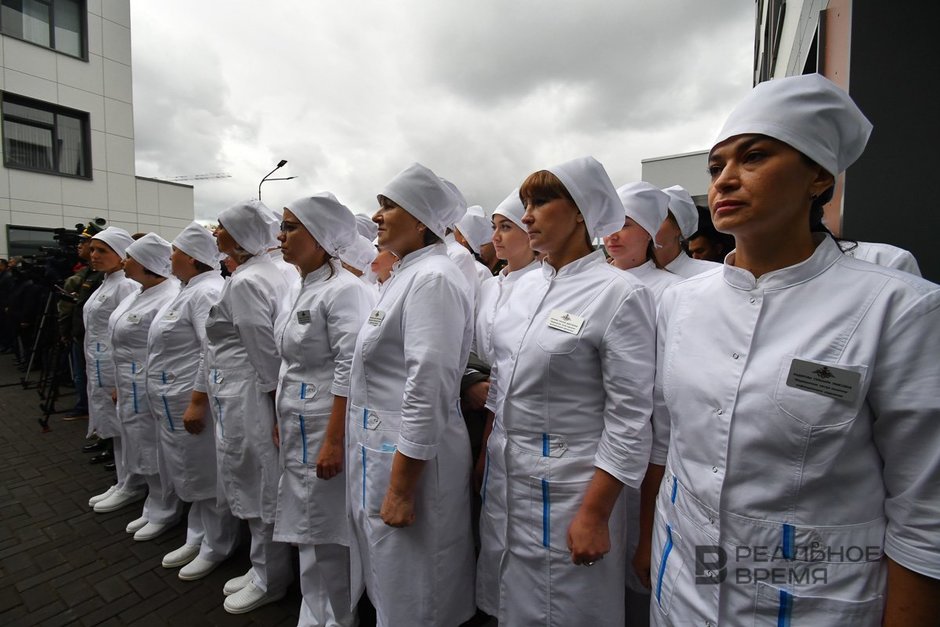 Медсёстры нового военного госпиталя