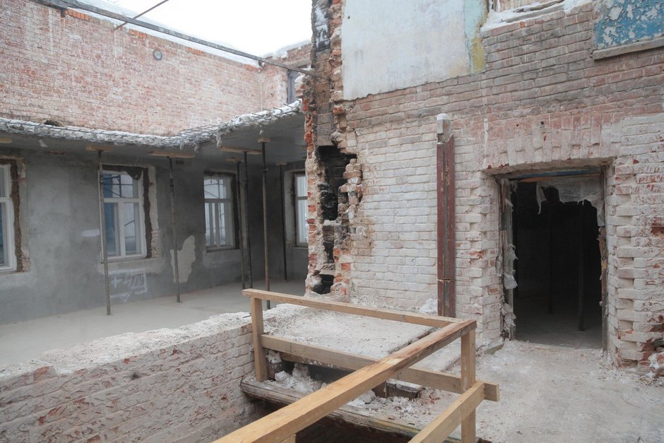 Реставрация многострадального дома Дротоевского