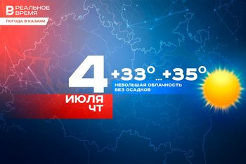 В Татарстане продолжается жара: сегодня в республике +36 градусов