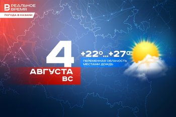 Сегодня в Казани до +26 градусов, без существенных осадков