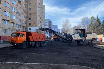 В Нижнекамске стартовали работы по республиканской программе «Наш двор»