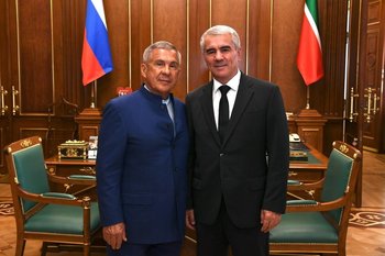 Рустам Минниханов прибыл в Бухару для обсуждения совместных проектов с Узбекистаном