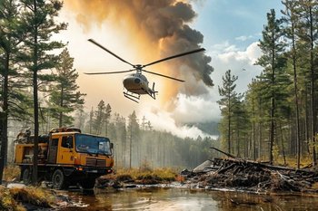 В России за сутки потушено 17 лесных пожаров