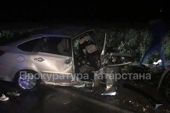 В Татарстане ребенок и 49-летний мужчина погибли в ДТП с Lada Granta и BMW